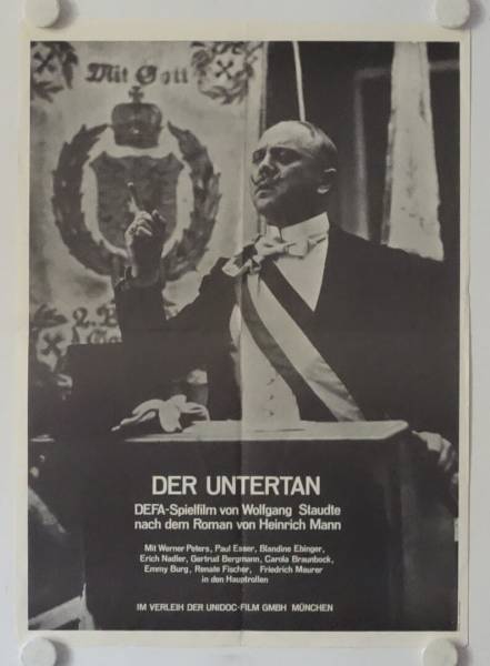 Der Untertan originales deutsches A2 Filmplakat (R70s)